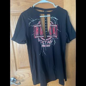 Fashionnova rock tshirt